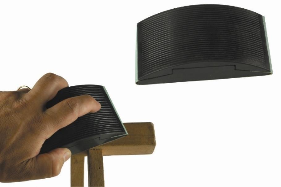 Tampone a mano in gomma Maurer per levigare 70x130mm
