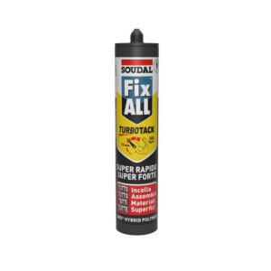 Adesivo sigillante  a presa rapida fix all turbotack bianco 290ml