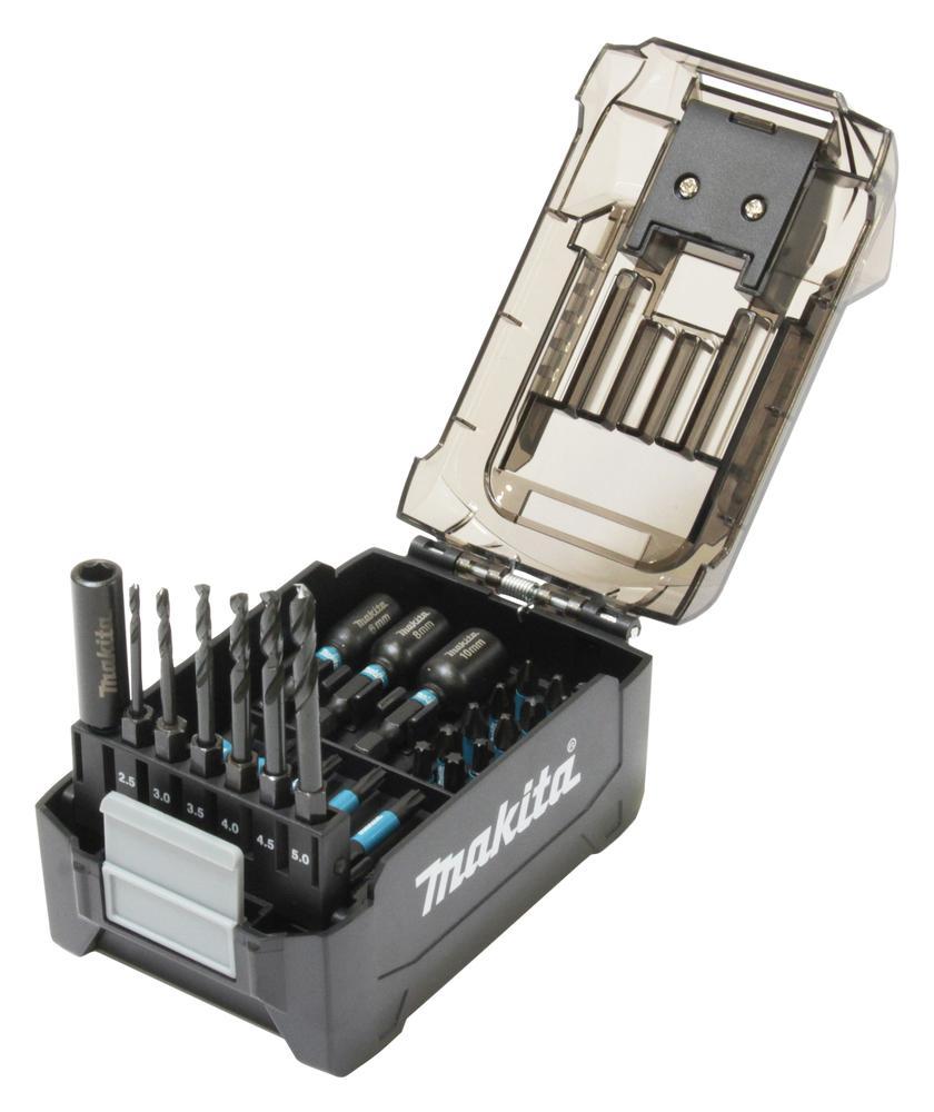 Set punte per trapano Makita 31 pezzi in scatola a batteria 