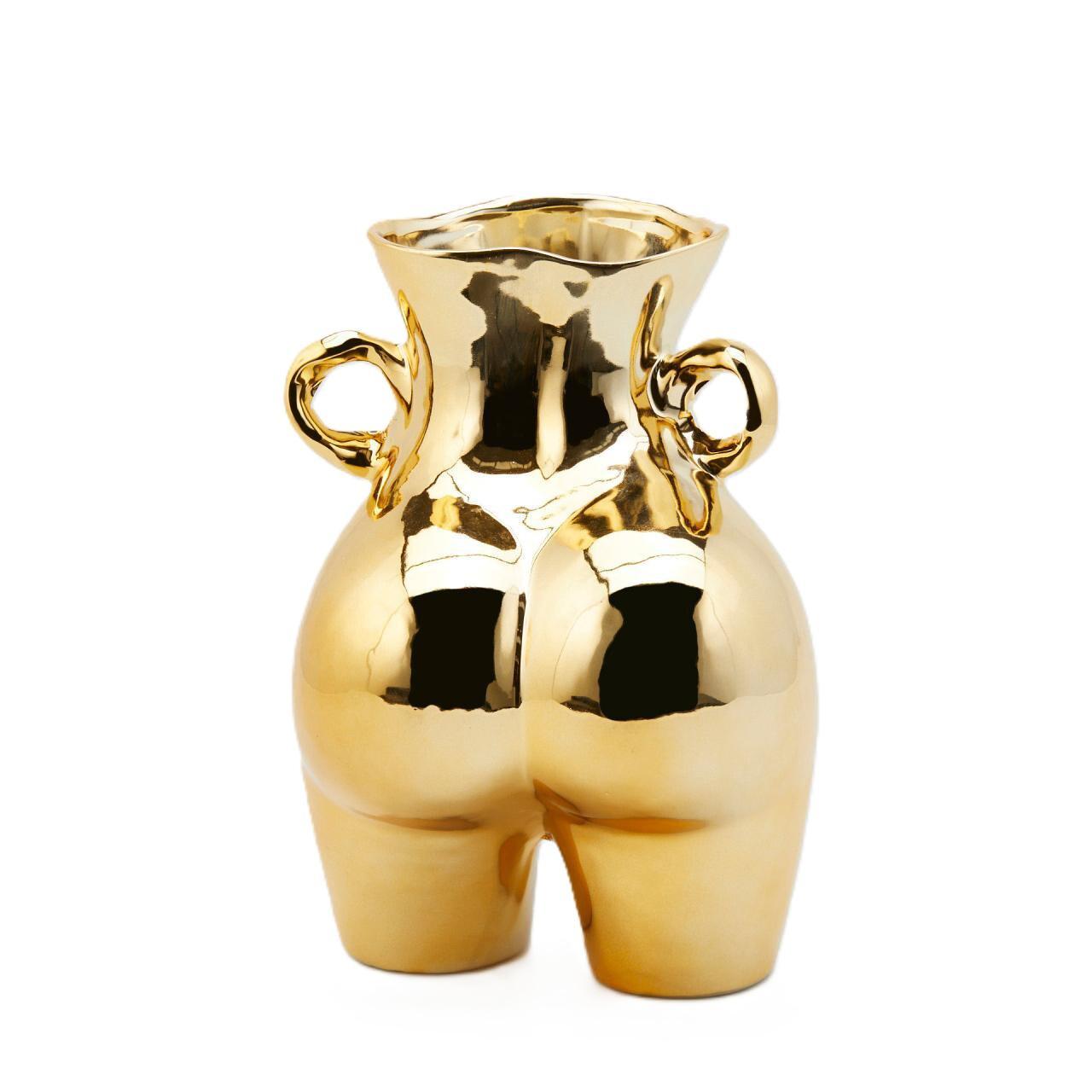 Vaso Chakra Booty EDG 27x20x16.5cm oro