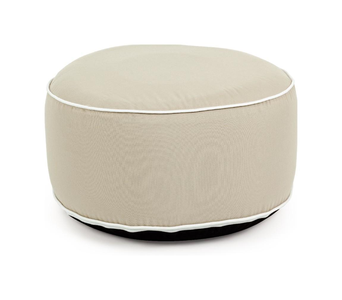 Pouf rotondo gonfiabile Bizzotto Rihanna beige 