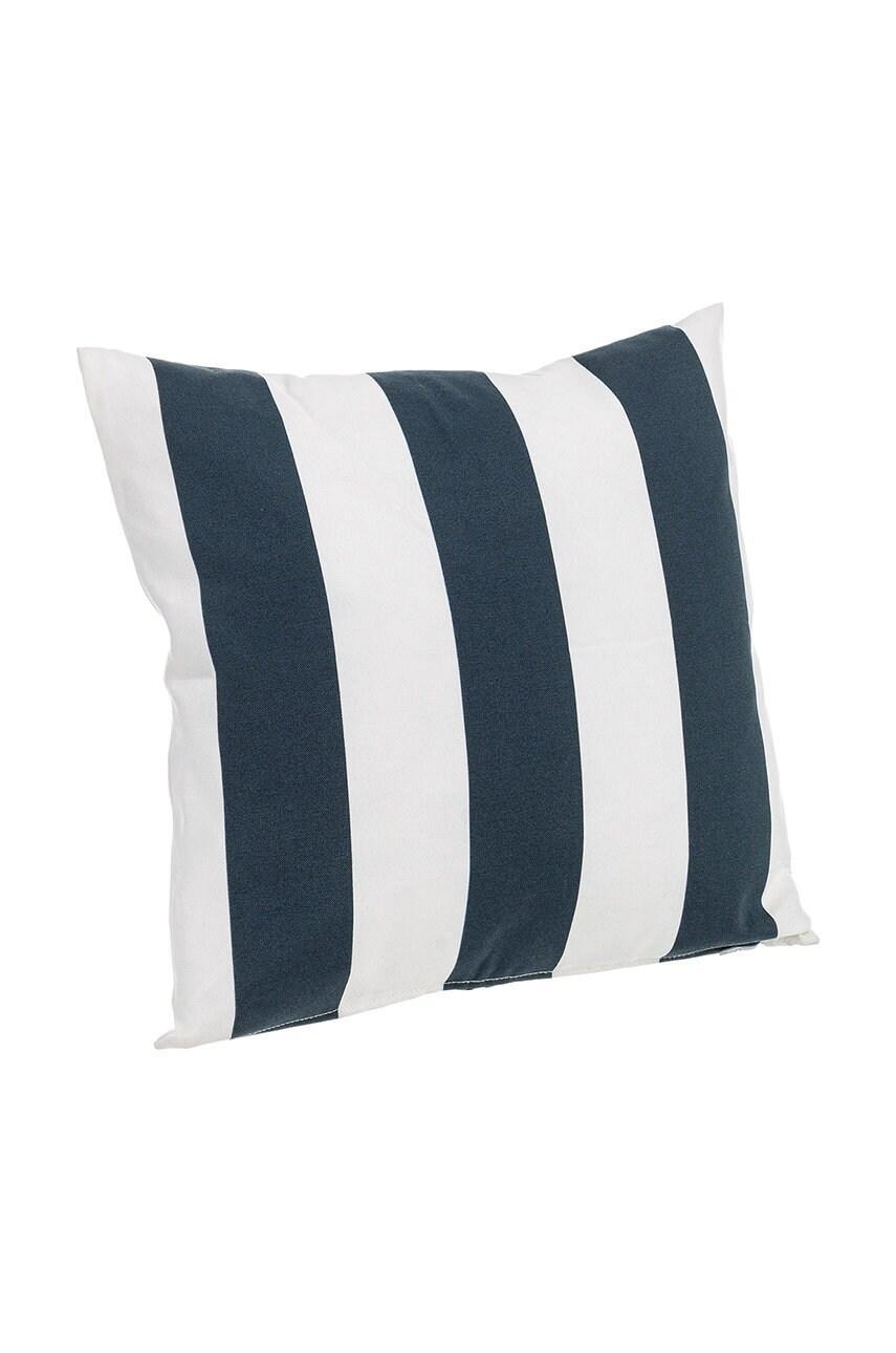 Cuscino righe Bizzotto bianco e blu 43x43cm