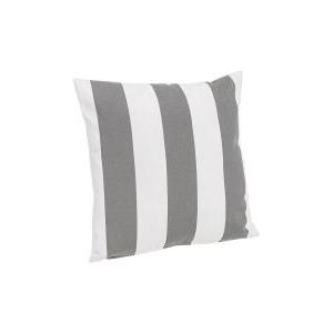 Cuscino righe  bianco e grigio 43x43cm