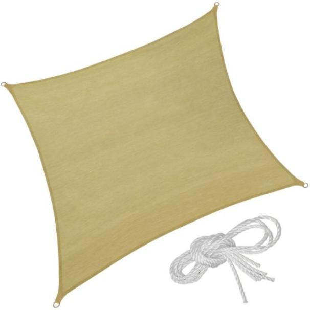Vela ombreggiante Papillon quadrata ecru 3.6x3.6 metri Art. 97870