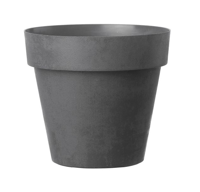 Vaso Like Deroma antracite in plastica 18cm