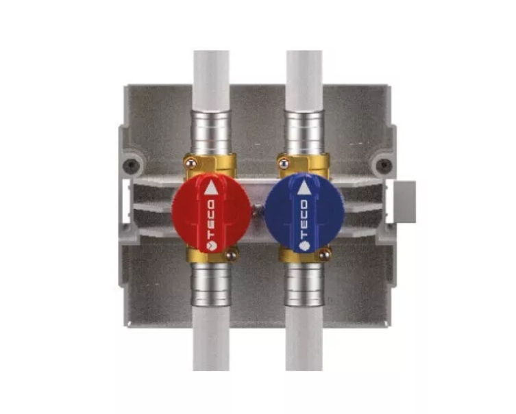 Valvola con doppia Intercettazione Teco K4.0 da incasso 1/2 per impianti sanitari