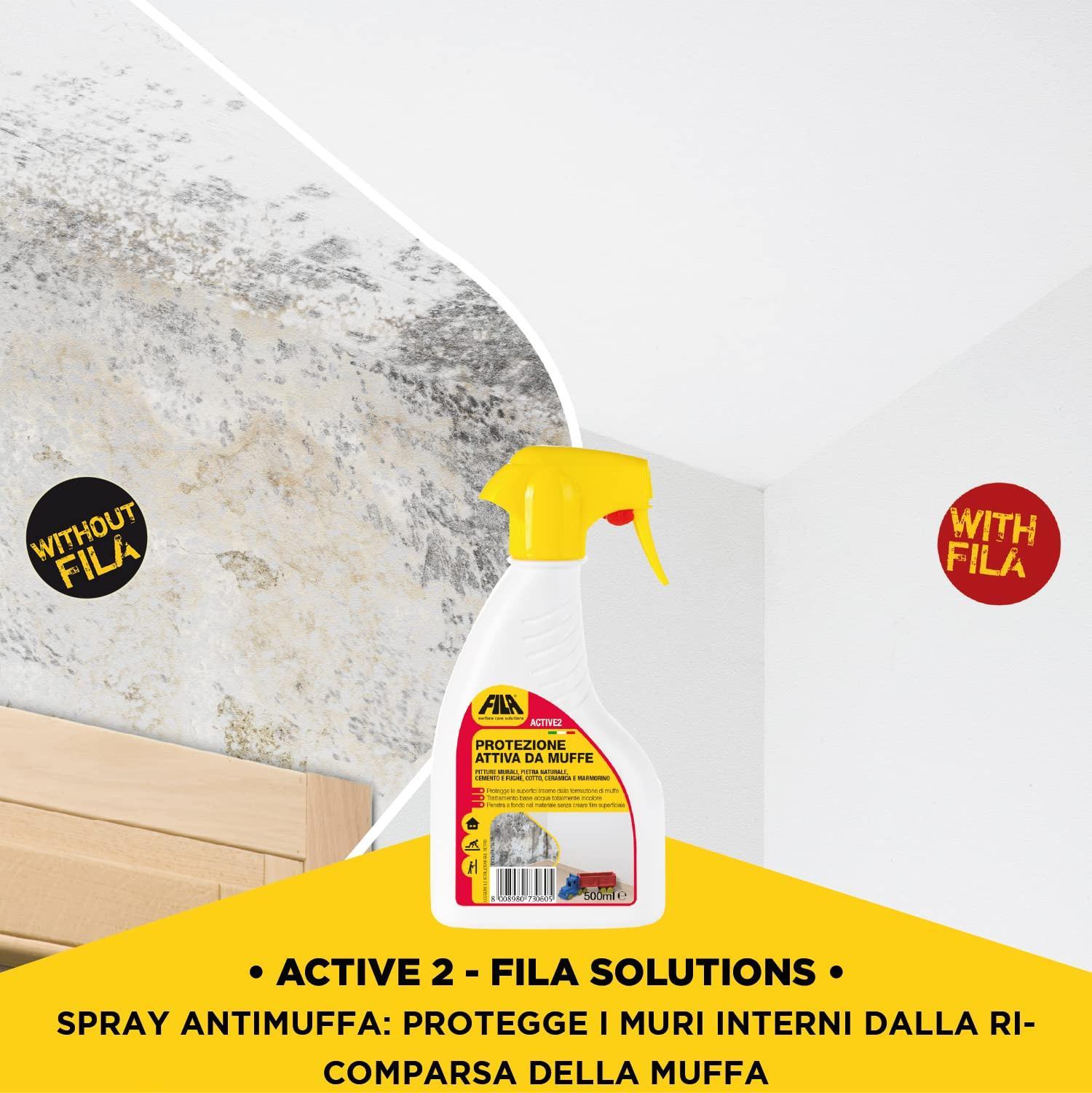 FILA ACTIVE 2: La Soluzione Definitiva Contro la Muffa per i Tuoi Muri Interni
