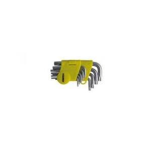Chiavi torx maschio  piega c 9 pezzi t10-50 art. 96448
