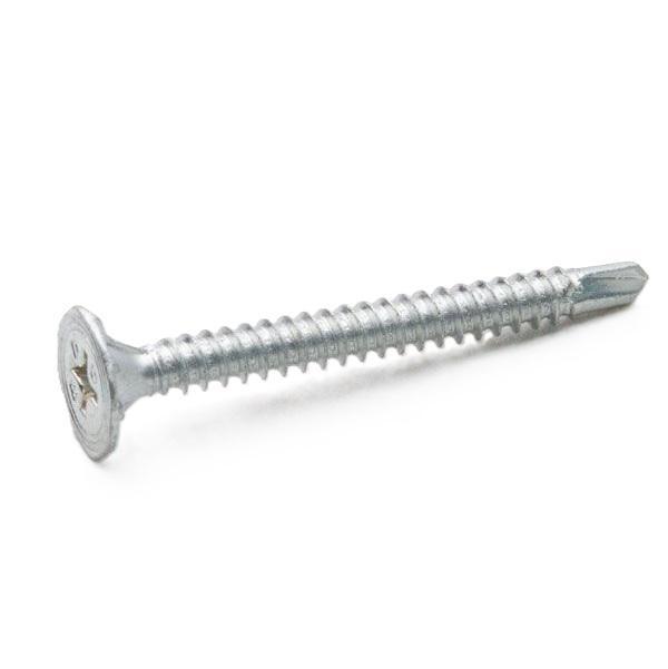 Vite zincata bianca punta trapano Akifix 4.0x41mm per fibrocemento NF60102 500 pezzi