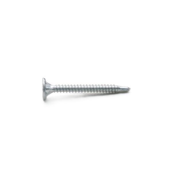 Vite zincata bianca punta trapano Akifix 4.0x41mm per fibrocemento NF60102 500 pezzi