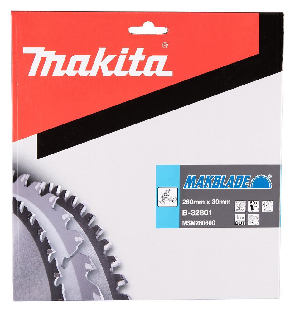Lama circolare MakBlade per troncatrici e seghe da banco Makita 260x30mm B-32801