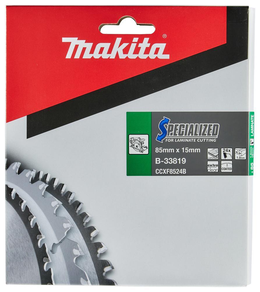Lama Specialized per seghe circolari Makita 85x15mm per laminati B-33819