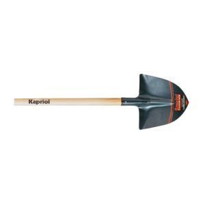 Badile titanium in acciaio temprato  con manico in legno 140cm art. 20996