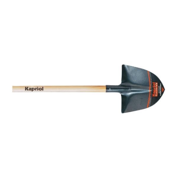 Badile Titanium in acciaio temprato Kapriol con manico in legno 140cm Art. 20996 