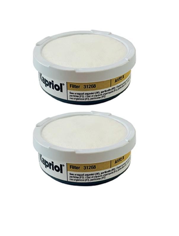 Filtro A1P2 Kapriol per maschera di protezione Twin Fly 2 pezzi