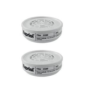 Filtro antipolvere p3 r  per maschera di protezione twin fly 2 pezzi