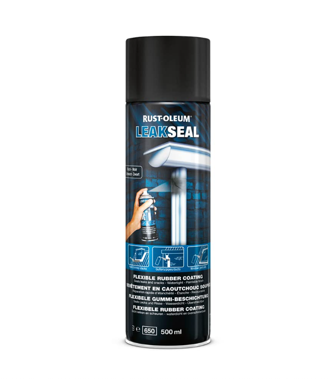 Spray sigillante perdite e crepe Rust-Oleum LeakSeal 3478 nero 500ml