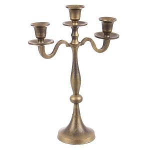 Candelabro norah  3 fuochi brunito h33cm