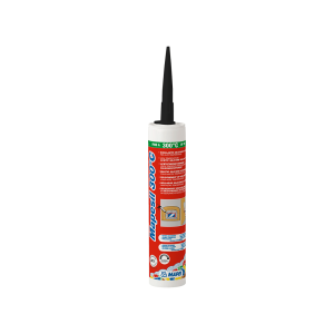 Sigillante acetico per alte temperature  mapesil 300° nero 300ml