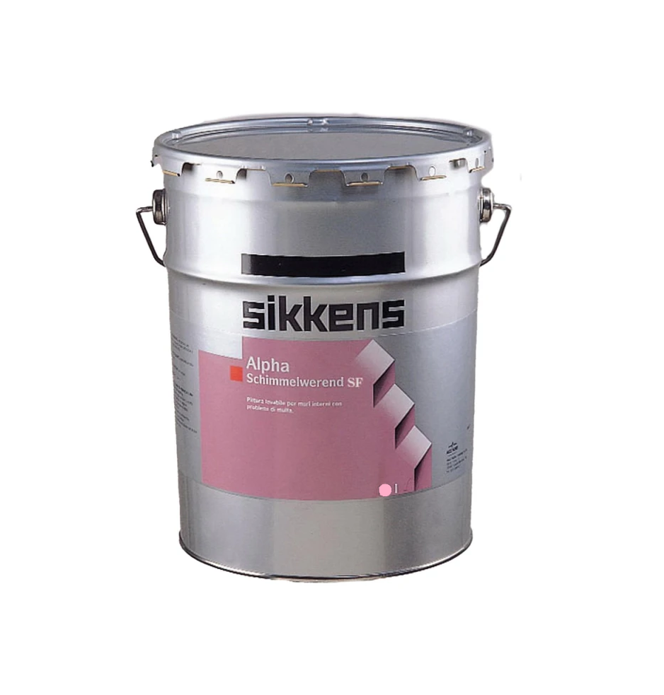 Idropittura lavabile Sikkens per interni Alpha Schimmelwerend SF bianca 5 litri
