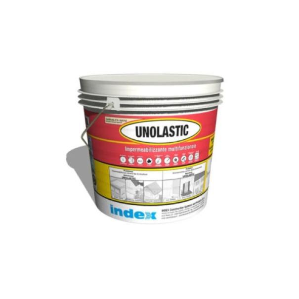 Guaina liquida impermeabilizzante Index Unolastic grigia 5kg 