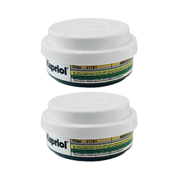 Filtro ABEK1P3 R Kapriol per maschera di protezione Twin Fly 2 pezzi