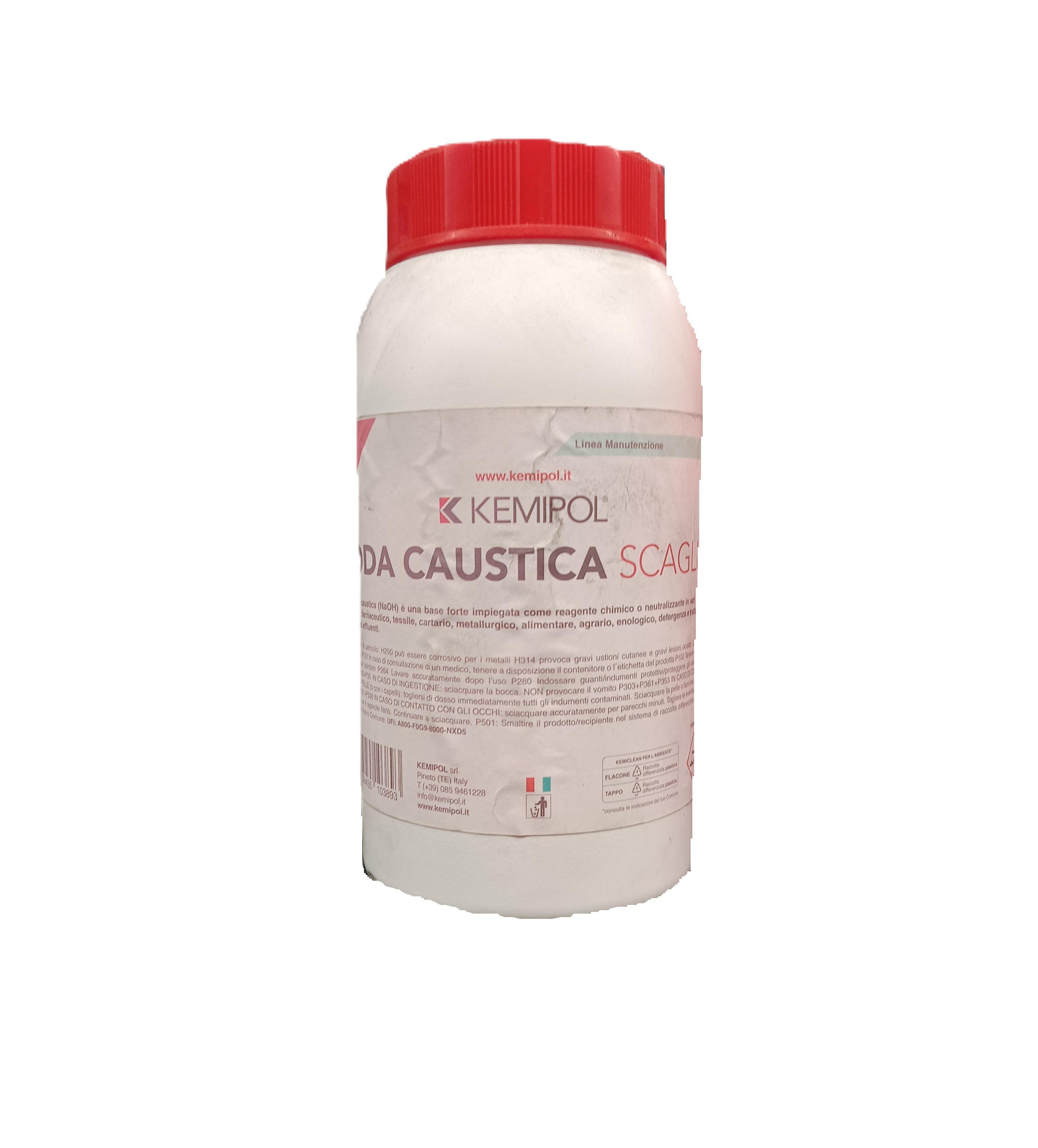 Soda Caustica Kemipol 1kg In Scaglie