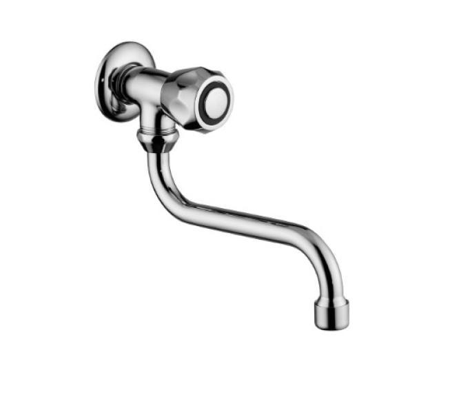 Rubinetto snodo con canna orientabile Paffoni Danubio 1/2G con rosone DA202CR