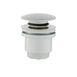 Scarico clic-clac  1”1/4 bianco opaco con piletta zsca050bo