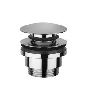 Scarico clic-clac  1”1/4 steel looking con piletta zsca050st