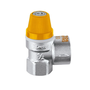 Valvola di sicurezza  per impianti solari d 1/2f-3/4 6 bar art. 253046