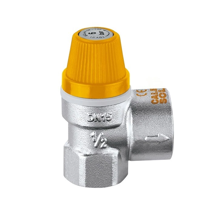 Valvola di sicurezza Caleffi per impianti solari D 1/2F-3/4 6 Bar Art. 253046