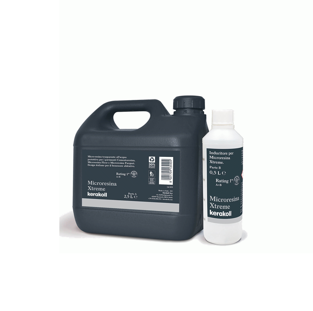 Microresina trasparente Kerakoll Microresina Xtreme 2.5+0.50 litri