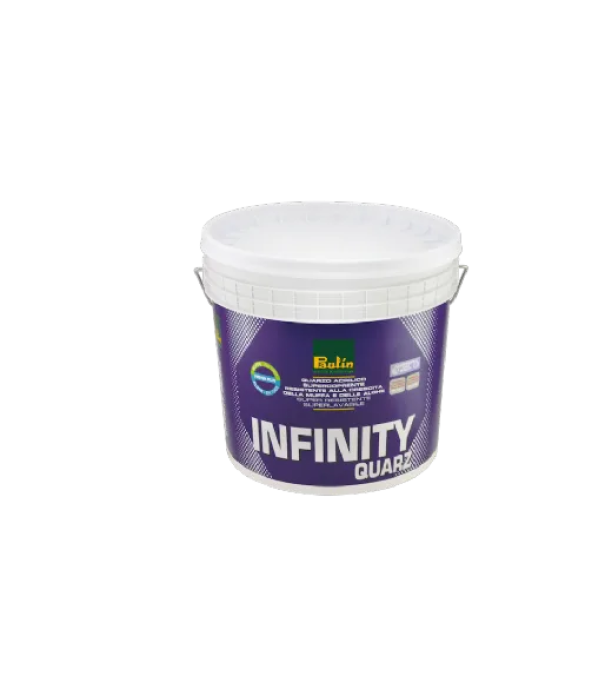 Idropittura murale al quarzo per esterni Paulin Infinity Quarz bianco 2.5 litri