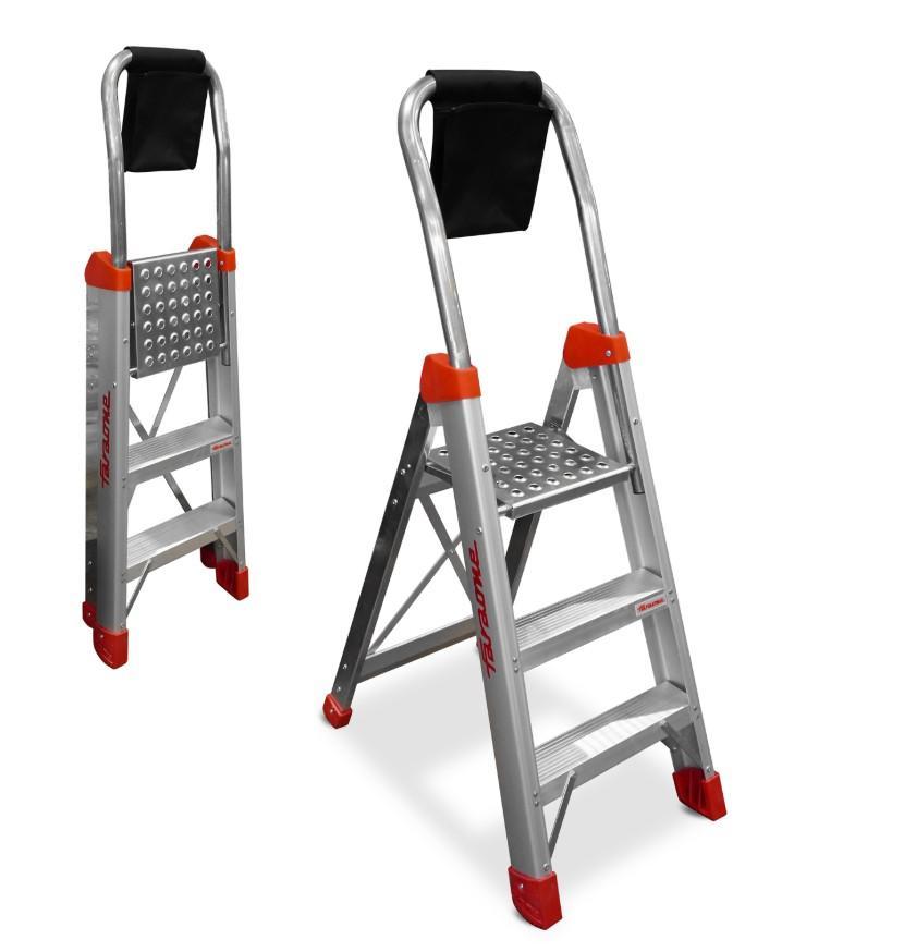 Scala professionale a forbice in alluminio Faraone Lady 5 gradini