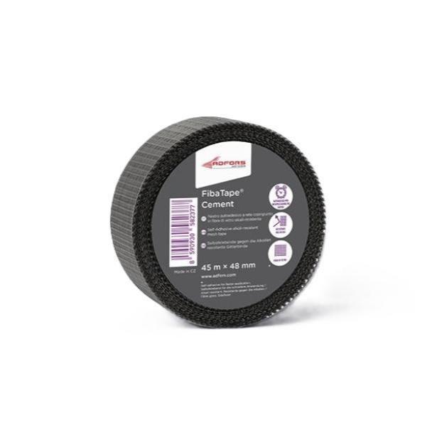 Nastro a rete coprigiunto autoadesivo FibaTape per fibrocemento 48mm x 45m