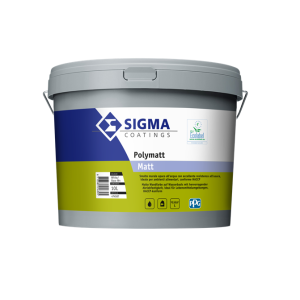 Smalto murale all' acqua per interno  polymatt bianco 10 litri