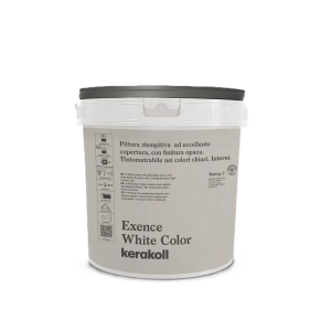 Pittura opaca riempitiva a eccellente copertura  exence white color bianca 750ml