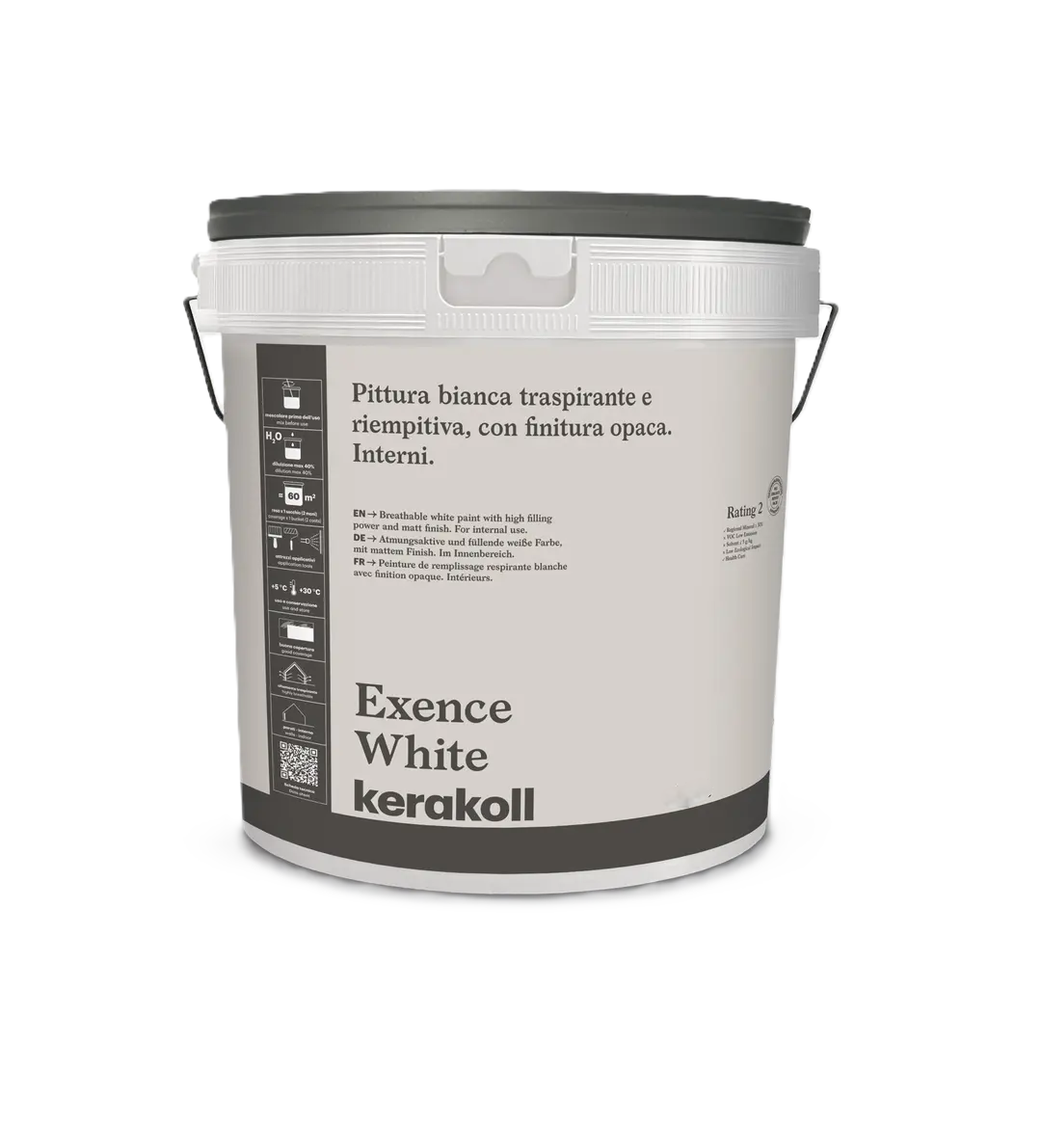 pittura-bianca-traspirante-e-riempitiva-opaca-kerakoll-exence-white-4-litri Pittura bianca traspirante e riempitiva opaca Kerakoll Exence White 4 litri