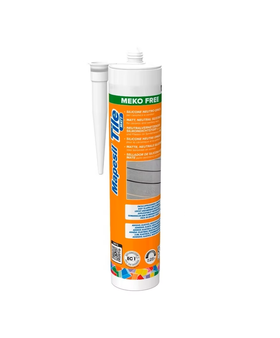 Sigillante siliconico neutro Mapei Mapesil Tile Matt 110 Manhattan 300ml