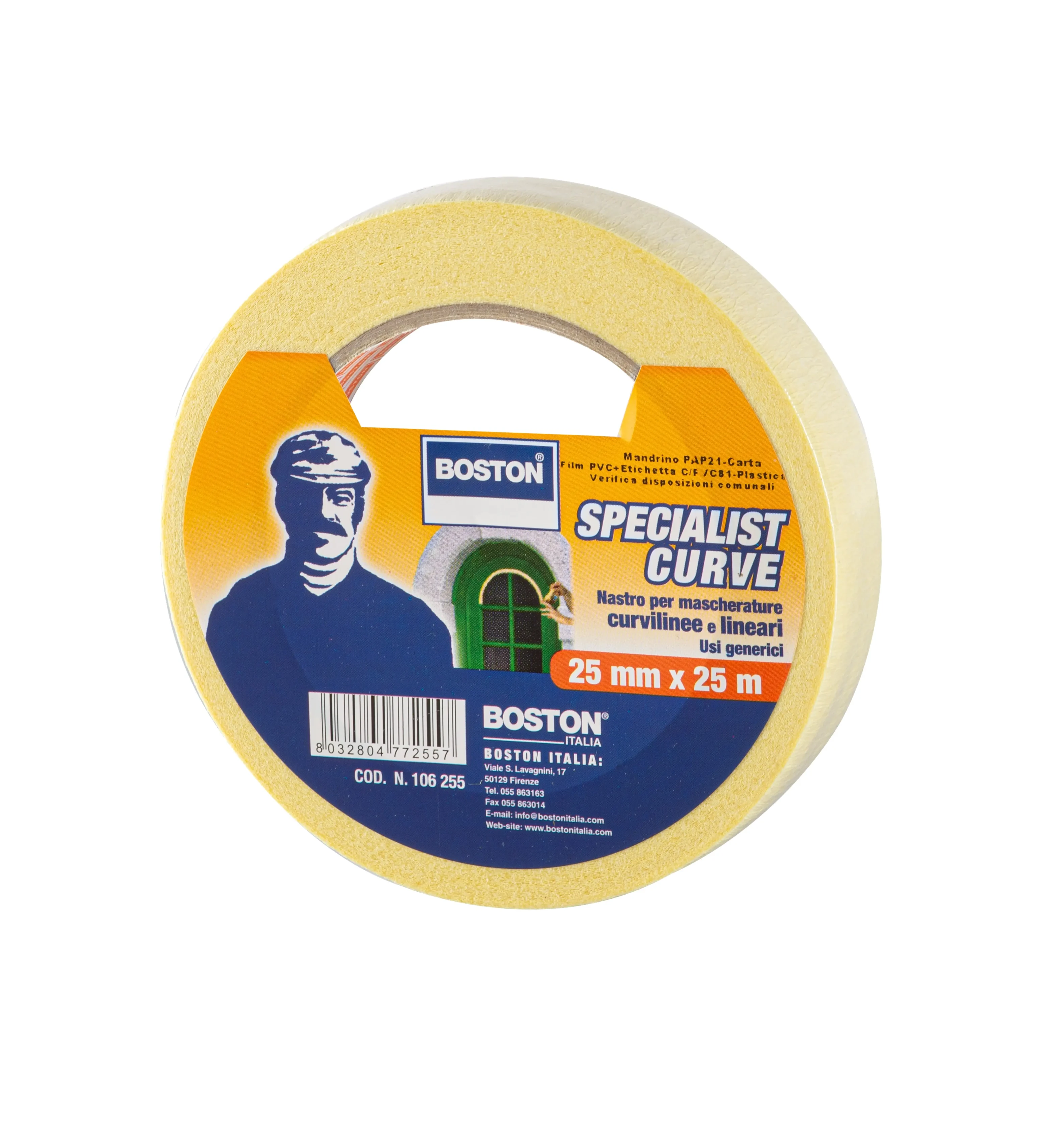 Nastro Boston Specialist Curve modellabile 25 mm x 25 metri
