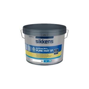 Idropittura murale lavabile per interno  alphacryl pure mat sf bianca 10 litri