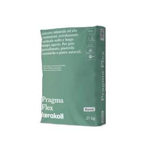 Adesivo minerale per l’incollaggio ad alte prestazioni  pragma flex bianco 25kg