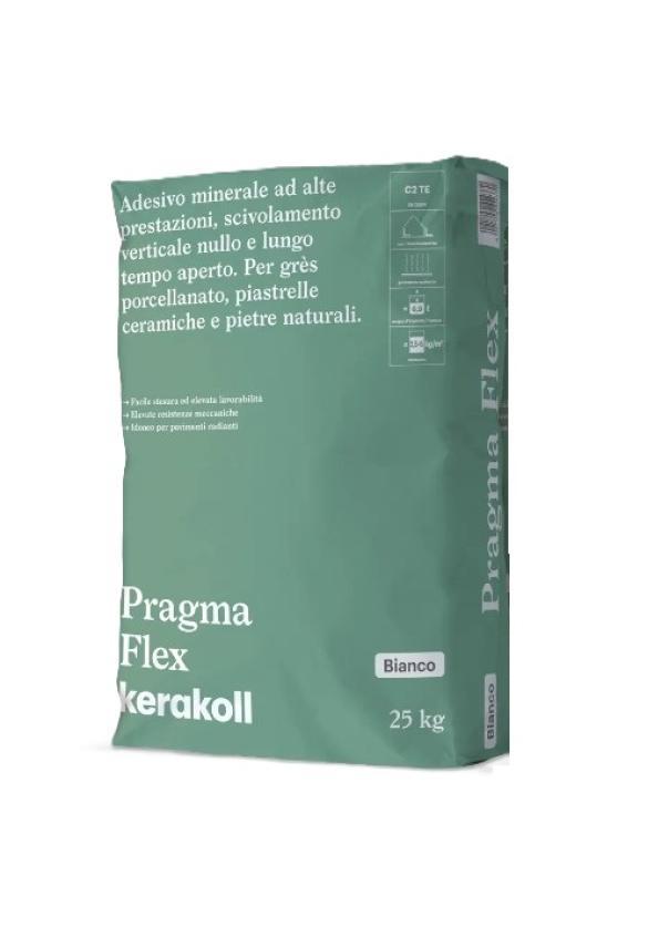 Adesivo minerale per lu2019incollaggio ad alte prestazioni Kerakoll Pragma Flex bianco 25kg
