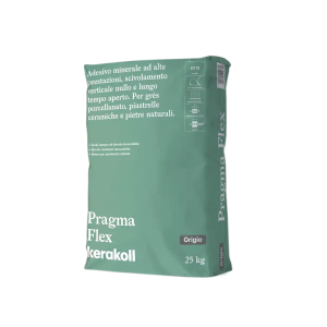 Adesivo minerale per l’incollaggio ad alte prestazioni  pragma flex grigio 25kg