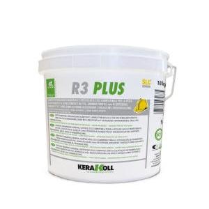 Adesivo per la posa di pavimentazioni tessili  r3 plus 18kg