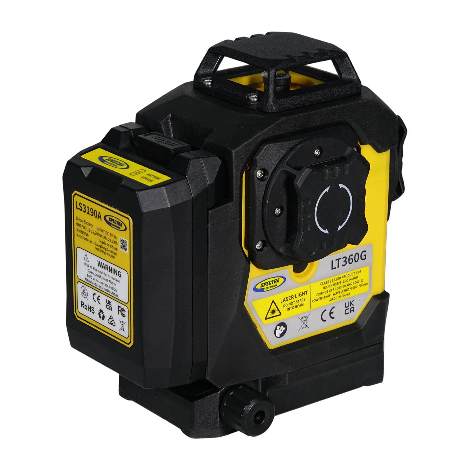 Tracciatore Laser Spektra LT360G 3 piani a 360u00b0 raggio verde 