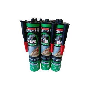 Adesivo di montaggio t-rex montage  effetto ventosa 310ml 10 pezzi
