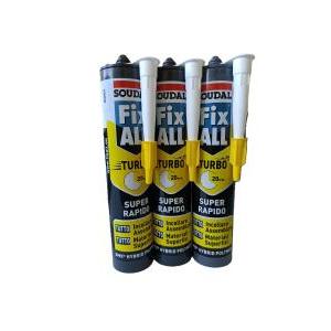 Adesivo sigillante  fix all turbo bianco 290ml 12 pezzi