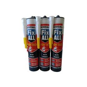 Adesivo sigillante  fix all high tack 290ml bianco 12 pezzi